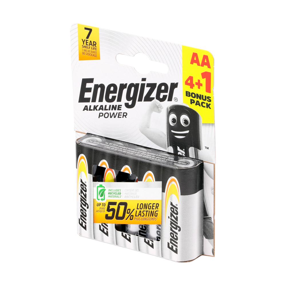 Щелочные батарейки Energizer AA 5 шт