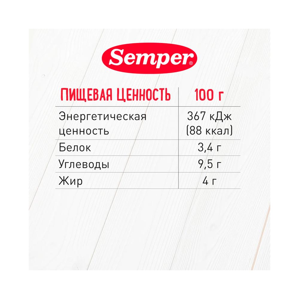 Готовый обед Semper овощи с красной рыбой 8м+ 100 гр